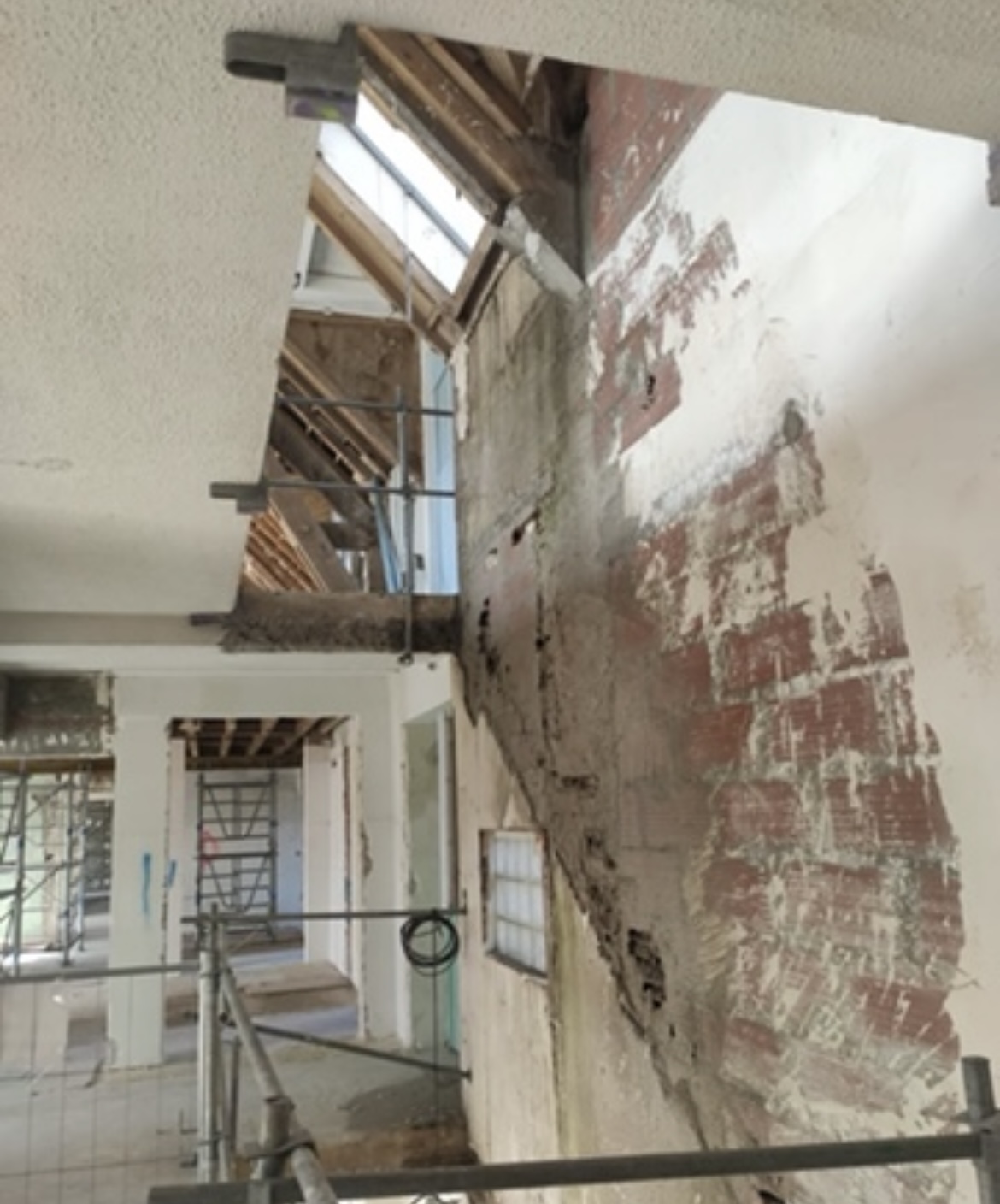 Création d'une grande ouverture dans un mur existant